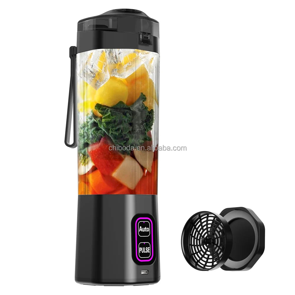 Mixeur à milkshakes 700 ml, grande capacité, USB, portable, pour extérieur, bureau, maison, camping-car, voiture