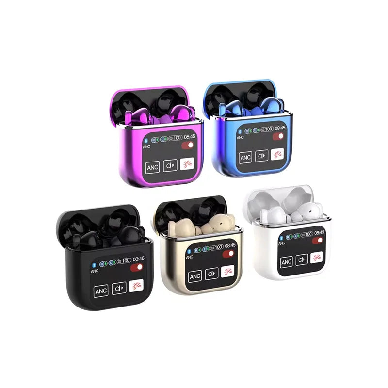 Écouteurs sans fil SE60 Bluetooth 5.4 avec écran LED, casque de jeu, casque de sport, son Hi-Fi, faible latence