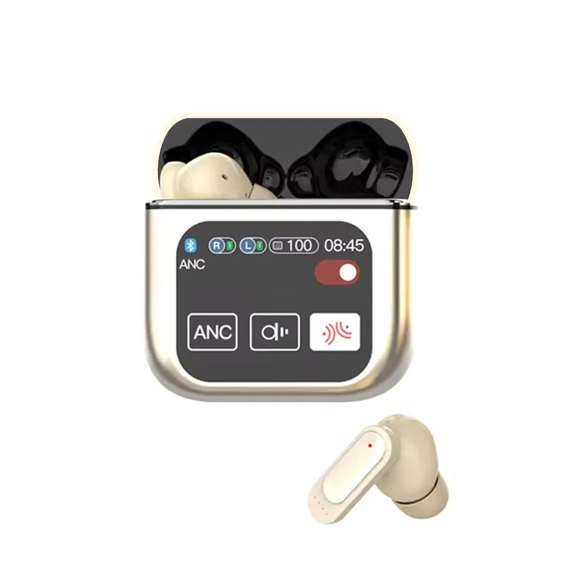 Écouteurs sans fil SE60 Bluetooth 5.4 avec écran LED, casque de jeu, casque de sport, son Hi-Fi, faible latence