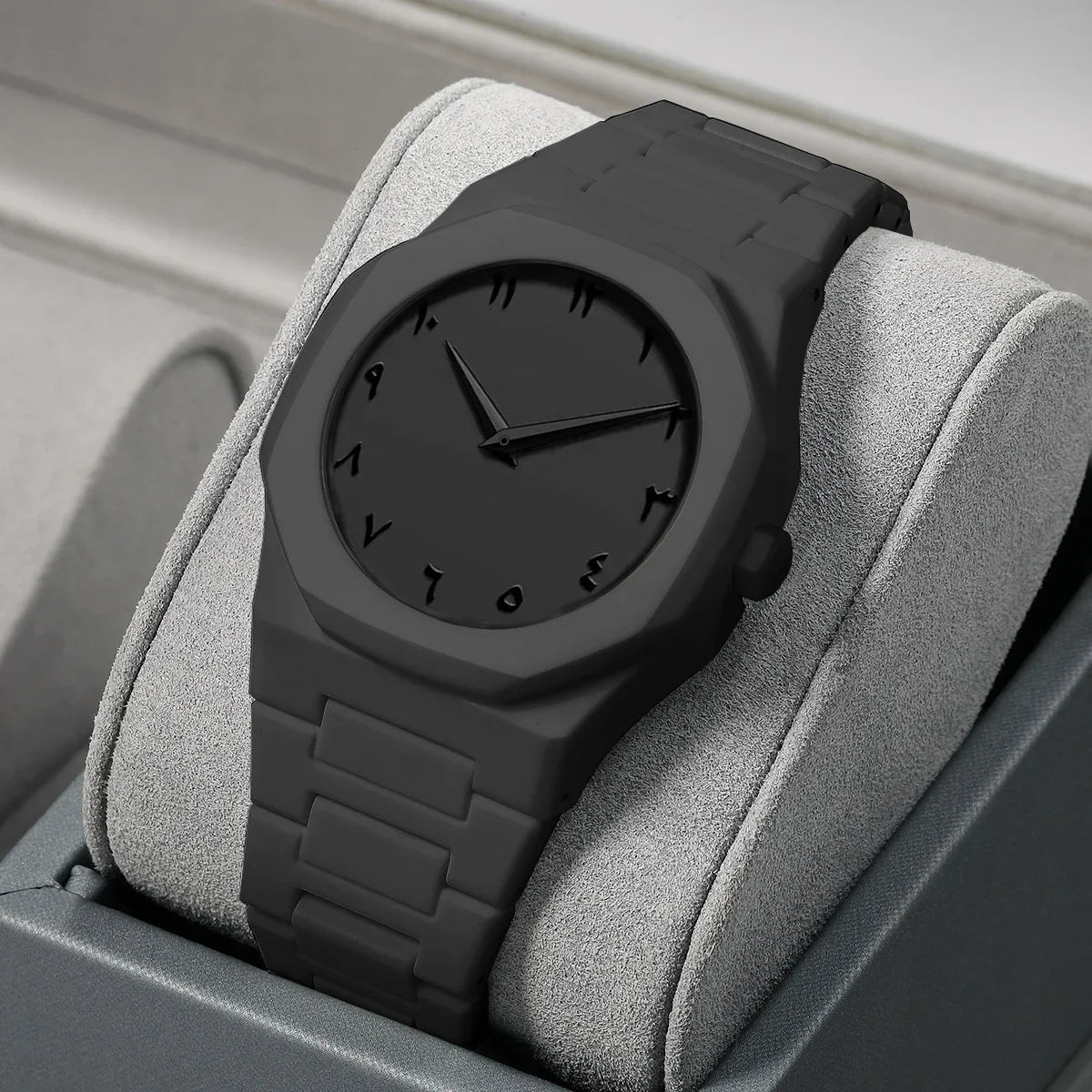 Montre à quartz minimaliste pour homme, décontractée, légère, bracelet en plastique, étanche, sport, affaires, horloge créative