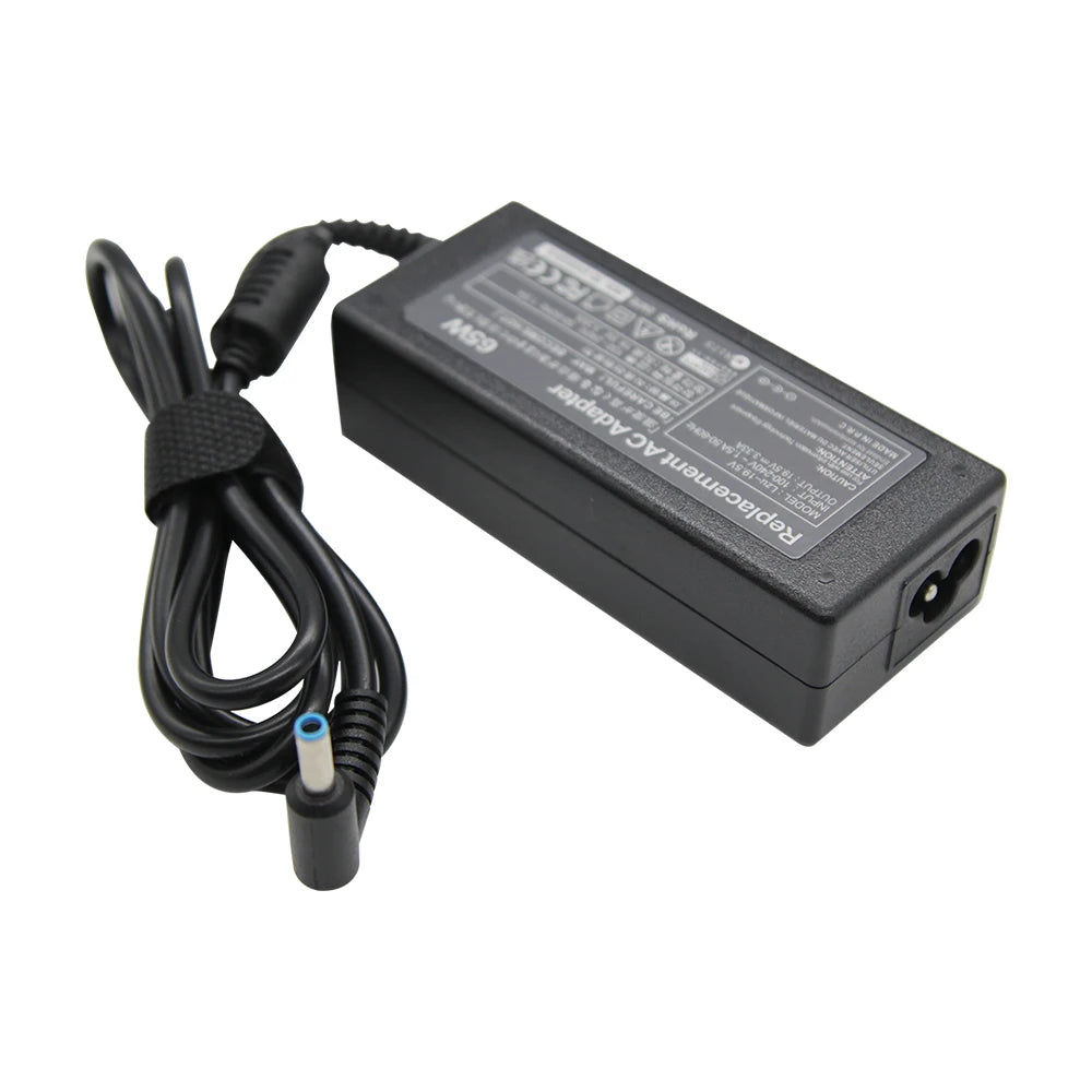 Chargeur adaptateur secteur 65 W 19,5 V 3,33 A pour HP Pavilion x360 15, Zbook 15 14u 15u G3 G4 G5, Blue Tip 15-f111dx 15-f211wm