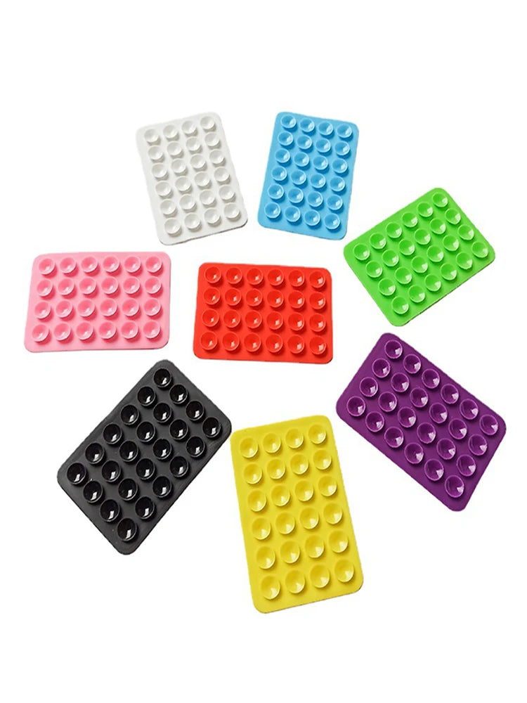 Ventouse en silicone pour fixation de téléphone portable, ventouse adhésive en caoutchouc de silicone pour fixation fixe