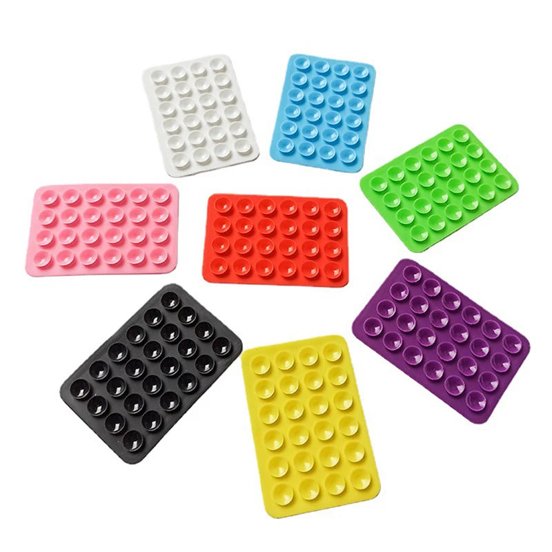 Ventouse en silicone pour fixation de téléphone portable, ventouse adhésive en caoutchouc de silicone pour fixation fixe