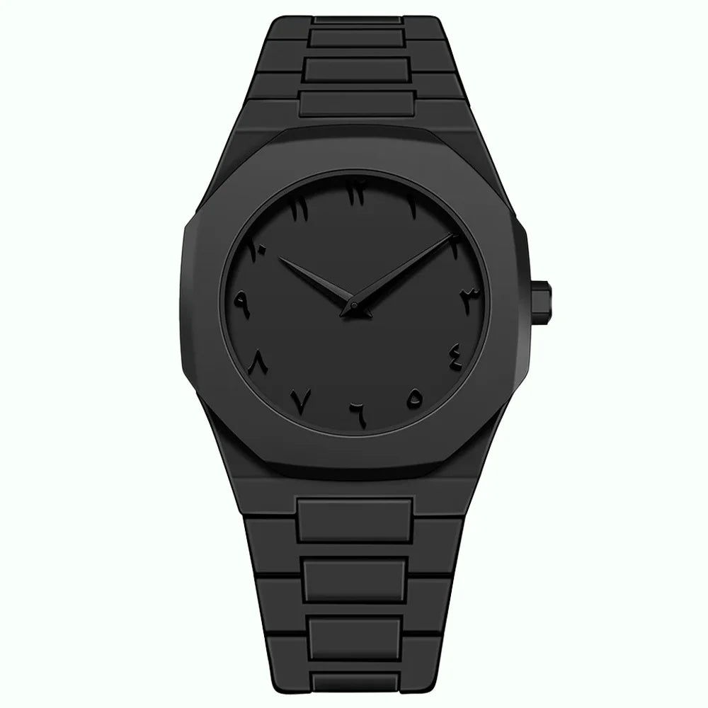 Montre à quartz minimaliste pour homme, décontractée, légère, bracelet en plastique, étanche, sport, affaires, horloge créative