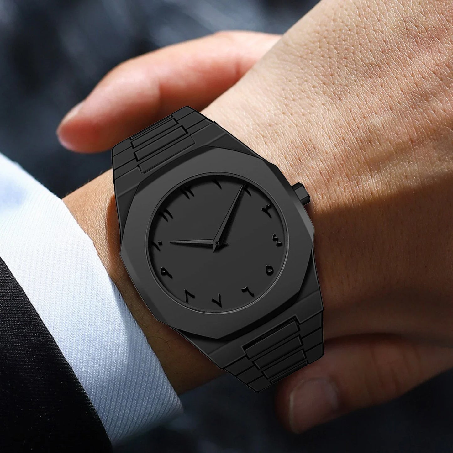 Montre à quartz minimaliste pour homme, décontractée, légère, bracelet en plastique, étanche, sport, affaires, horloge créative