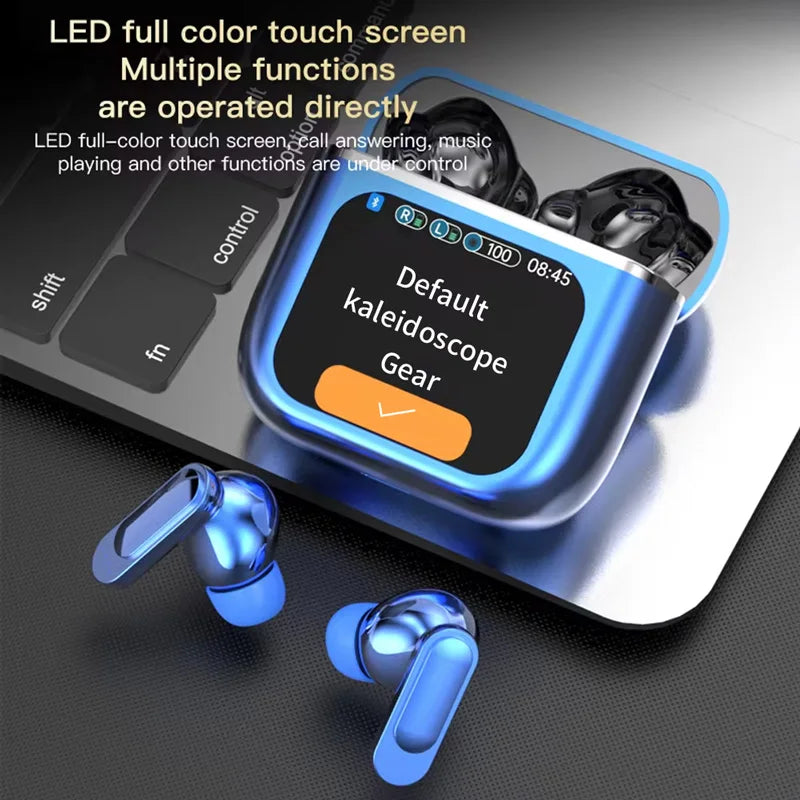 Écouteurs sans fil SE60 Bluetooth 5.4 avec écran LED, casque de jeu, casque de sport, son Hi-Fi, faible latence