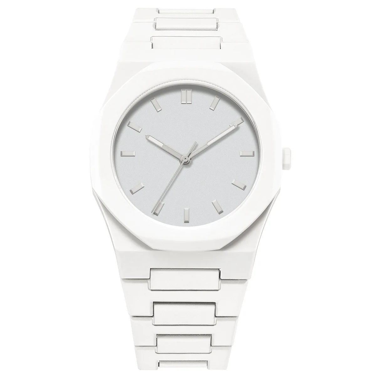Montre à quartz minimaliste pour homme, décontractée, légère, bracelet en plastique, étanche, sport, affaires, horloge créative