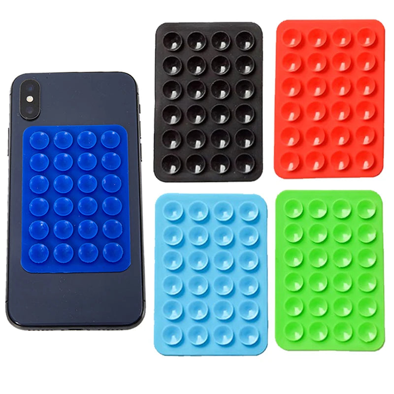 Ventouse en silicone pour fixation de téléphone portable, ventouse adhésive en caoutchouc de silicone pour fixation fixe