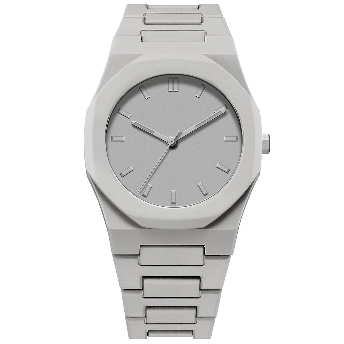 Montre à quartz minimaliste pour homme, décontractée, légère, bracelet en plastique, étanche, sport, affaires, horloge créative
