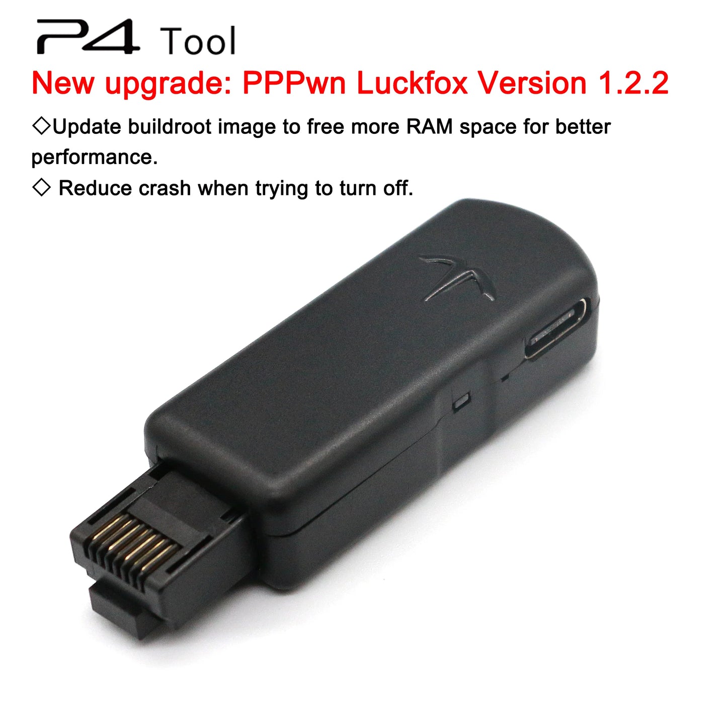 Kit de modification d'outils JB One-Key, clé USB avec câble Ethernet Type-C, adaptateur USB JB pour système PS4/PS4 Pro/PS4 Slim FW 9.0-11.0