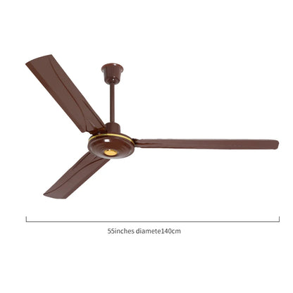 Ventilateur de plafond industriel de luxe Homestead à 3 pales, 56 pouces, 1400 mm, 65 W, refroidissement par air, Oman, Ghana, Afrique 