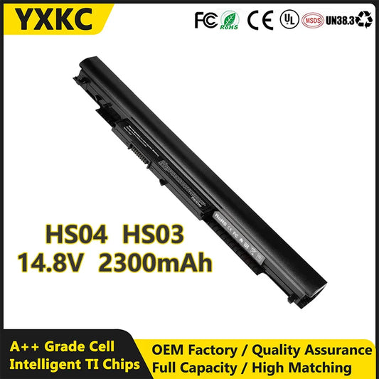 HS04 HS03 Batterie de remplacement pour HP Spare 807956-001 807957-001 Notebook 14-an013nr 15-ay013nr 15-ba009dx 15-ay191ms 15-ac130ds 15- 