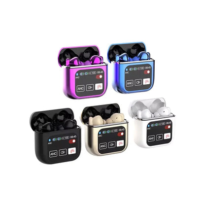 Écouteurs sans fil SE60 Bluetooth 5.4 avec écran LED, casque de jeu, casque de sport, son Hi-Fi, faible latence 