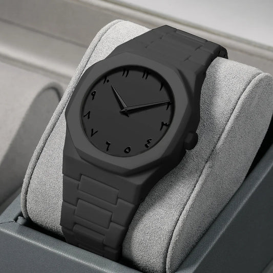 Montre à quartz minimaliste pour homme, décontractée, légère, bracelet en plastique, étanche, sport, affaires, horloge créative 