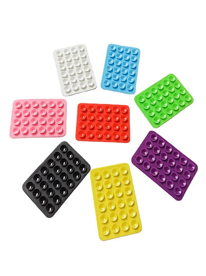 Ventouse en silicone pour fixation de téléphone portable, ventouse adhésive en caoutchouc de silicone pour fixation fixe 