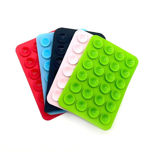 Ventouse en silicone pour fixation de téléphone portable, ventouse adhésive en caoutchouc de silicone pour fixation fixe 