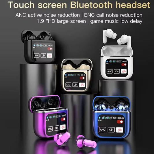 Écouteurs sans fil SE60 Bluetooth 5.4 avec écran LED, casque de jeu, casque de sport, son Hi-Fi, faible latence 